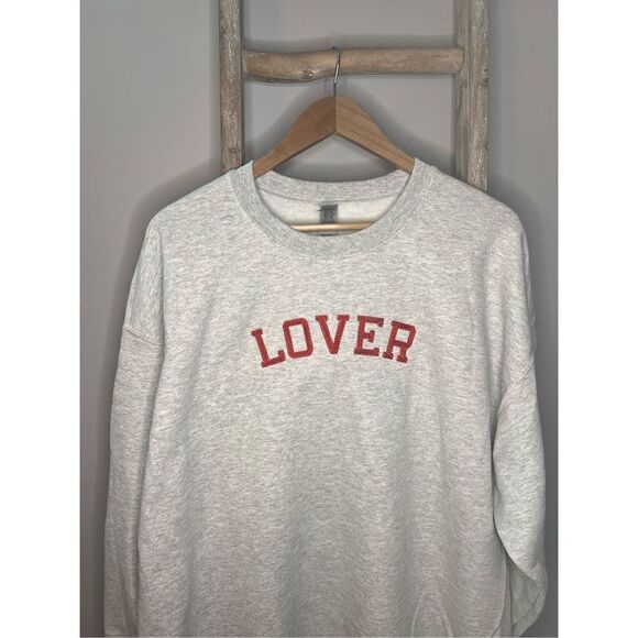 lover embroidered sweatshirt chain stitching - Picture 4 of 5